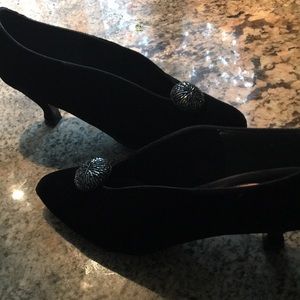 Velvet dressy heels size 7 1/2